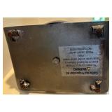 Iron Candle Holder with Glass Sleeve and Candle