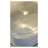 Crystal Whiskey Decanter with Stopper and 3 Matching Tumblers