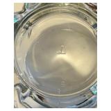 Crystal Whiskey Decanter with Stopper and 3 Matching Tumblers