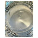 Crystal Whiskey Decanter with Stopper and 3 Matching Tumblers