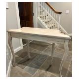 Antique Distressed Wooden Console Table with Single Drawer