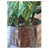 Collection of 5 Artificial Potted Plants for Home Decor