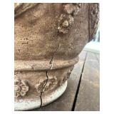 Decorative Terracotta Planter with Floral Motif