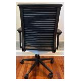 Steelcase Leather Office Chair with Adjustable Arms