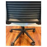 Steelcase Leather Office Chair with Adjustable Arms