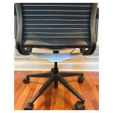 Steelcase Leather Office Chair with Adjustable Arms