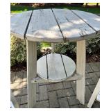 Set of 2 Malibu Outdoor Living Bar Chairs with Side Table