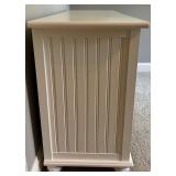 White Dresser with Green Glass Knobs by Stanley Furniture