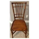 Vintage Bamboo Desk and Chair Set