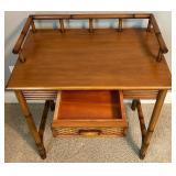 Vintage Bamboo Desk and Chair Set