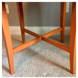 Century Brand Orange End Table with Drawer