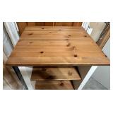 IKEA Visdalen Wooden Shelving Unit