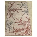 Ruggable 2-Piece Machine Washable Rug with Snowflake Design - NIB