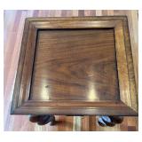 Vintage Wooden Coffee Table with Curved Legs