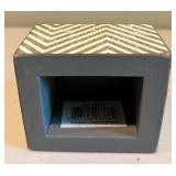 Collection of Decorative Items: Metal Magazine holder, Wine Sign, and Metal Cup