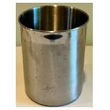 Collection of Decorative Items: Metal Magazine holder, Wine Sign, and Metal Cup