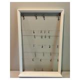 Collection of Decorative Items: Metal Magazine holder, Wine Sign, and Metal Cup