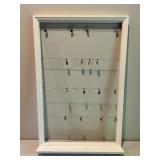 Collection of Decorative Items: Metal Magazine holder, Wine Sign, and Metal Cup