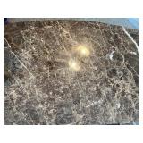 Henredon Dresser with Dark Chestnut Finish and Marble Top