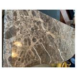 Henredon Dresser with Dark Chestnut Finish and Marble Top