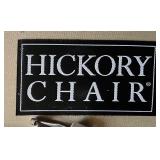 Hickory Chair Loveseat in Dark Brown Velvet with Accent Pillows