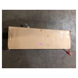 StyleWell 43 in. Dark Brown Wood 3-Shelf Classic Bookcase with Adjustable Shelves Customer Returns See Pictures