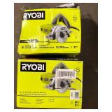 Lot of RYOBI 12 -Amps 4 in. Blade Corded Wet Tile Saw Customer Returns See Pictures
