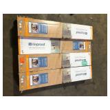 5 Boxes of Lifeproof Shallowford Oak 22 MIL x 8.7 in. W x 48 in. L Click Lock Waterproof Luxury Vinyl Plank Flooring (20.1 sq. ft./Case) Customer Returns See Pictures