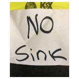 Glacier Bay Lanier 25 in. Single Sink Laguna Blue Bath Vanity No Sink Customer Returns See Pictures