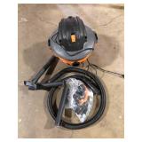 RIDGID 6 Gallon 3.5 Peak HP NXT Shop Vacuum Wet Dry Vac with General Debris Filter, Locking Hose and Accessory Attachments  Used Good  Customer Returns See Pictures