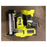 RYOBI ONE+ 18V 18-Gauge Cordless AirStrike Narrow Crown Stapler (Tool Only)    Customer Returns See Pictures