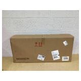 Maida 32" Black Rectangle Wood Console Table