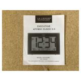 La Crosse 513-1429BL Jumbo Atomic Wall Clock with Indoor Temp, Humidity and Backlight