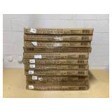 LOT of 11 Glenbrook 24 in. Black or Mahogany Reversible Laminate Square Table Top