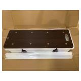 Humble Crew Espresso Toy Storage Organizer with 12 Plastic Storage Bins, Espresso/White