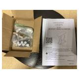 Convenience Concepts Newport Terry B Console Table 31.5" - Modern Sofa Table with Storage Shelves, Narrow Entryway Hall Table for Living Room, Display Accent Table, Black