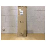 Furinno Fulda 3-Tier Space Saving Storage Shelf Bookcase, 10-Inch Width, Blackwood