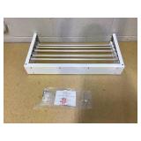 Step Up Laundry Drying Rack (28-INCH White), Wall Mounted, Retractable Clothes Drying Rack, 40lbs Capacity, 11.6 Linear Ft