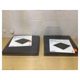 LOT of 2 TrafficMaster Black 24 in. W x 24 in. L x 0.47 in. Foam Interlocking Gym Floor Tiles (6 Tiles/Pack) (24 sq. ft.)