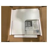 30 in. D x 30 in. W Classic White Wood Corner Shelf (3-Pack)