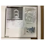 30 in. D x 30 in. W Classic White Wood Corner Shelf (3-Pack)