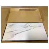 LOT of 3 Brooking Carrera Marble 12 MIL x 12 in. W x 24 in. L Waterproof Click Lock Luxury Vinyl Tile Flooring 20.02 sq. ft./Case