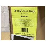 Medallion Sea Foam 3 ft. x 5 ft. Geometric Area Rug