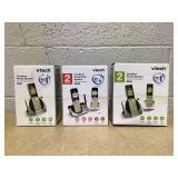LOT of 3 Cordless VTech Phones
