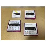 LOT of 3 Digital Converter and DVR and 1 DVD Writer