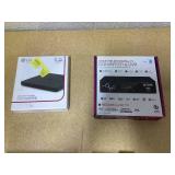 LOT of 3 Digital Converter and DVR and 1 DVD Writer