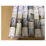 LOT of Miscellaneous Peel and Stick Wallpaper