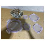 Sedona Kitchen 10-Piece Nesting Glass Bowl Set