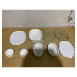 Corningware French White 10-Piece Round Bakeware Set