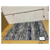 Charter Club Gossamer Accent Rug, 31.5" X 42" Blue and White